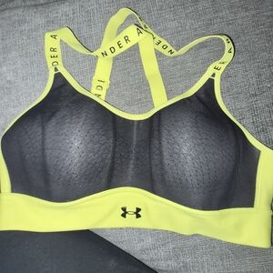 Under Armour Women's Yellow Sports Bra